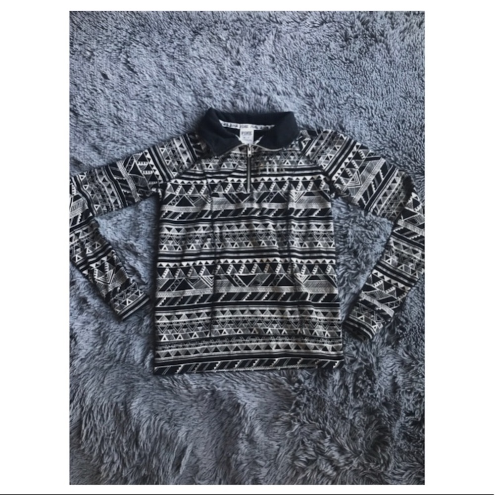 VS Pink half zip jacket